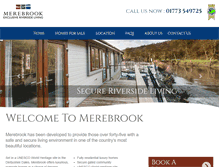 Tablet Screenshot of merebrookliving.com